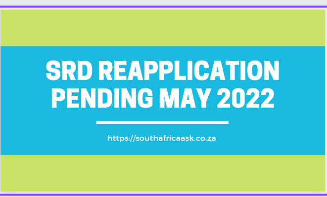 SRD reapplication pending May 2022