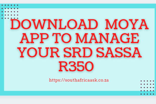 Download the Moya App and Use It For the SASSA SRD R350 Grant July 2024