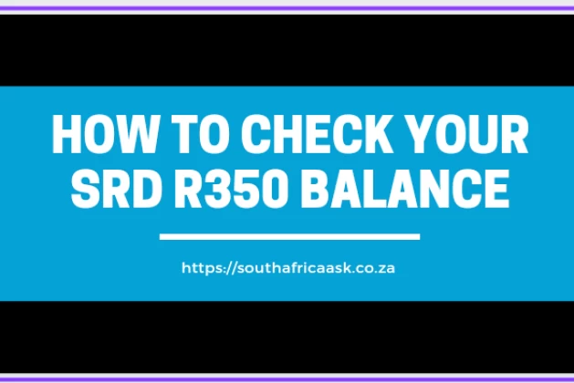 How To Check Your SRD R350 Balance 2023?