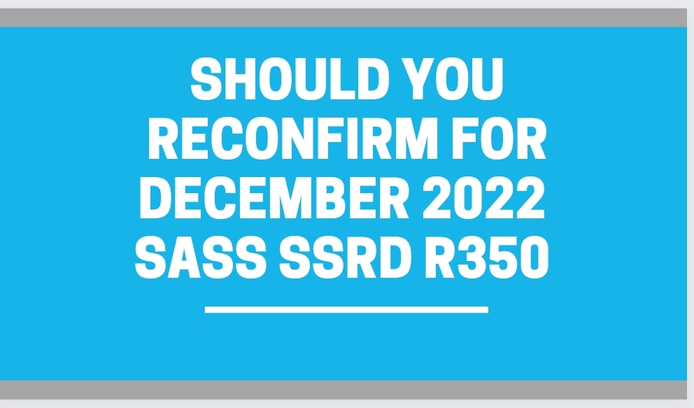 reconfirm for December 2022 to appear