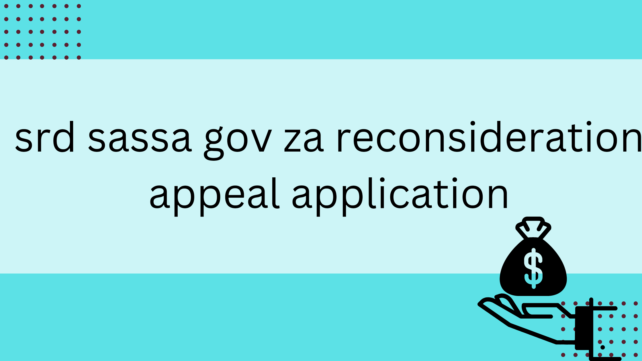 srd sassa gov za reconsideration appeal application
