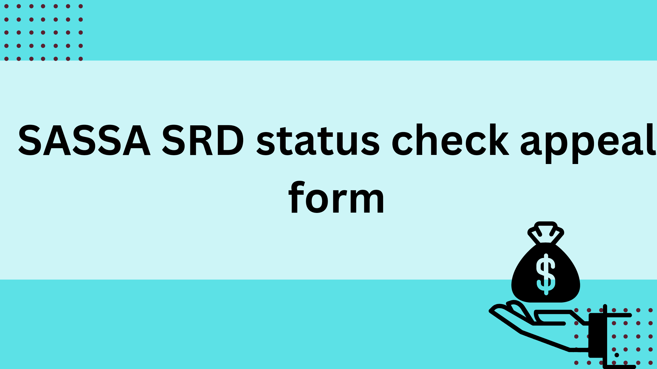 SASSA SRD status check appeal form