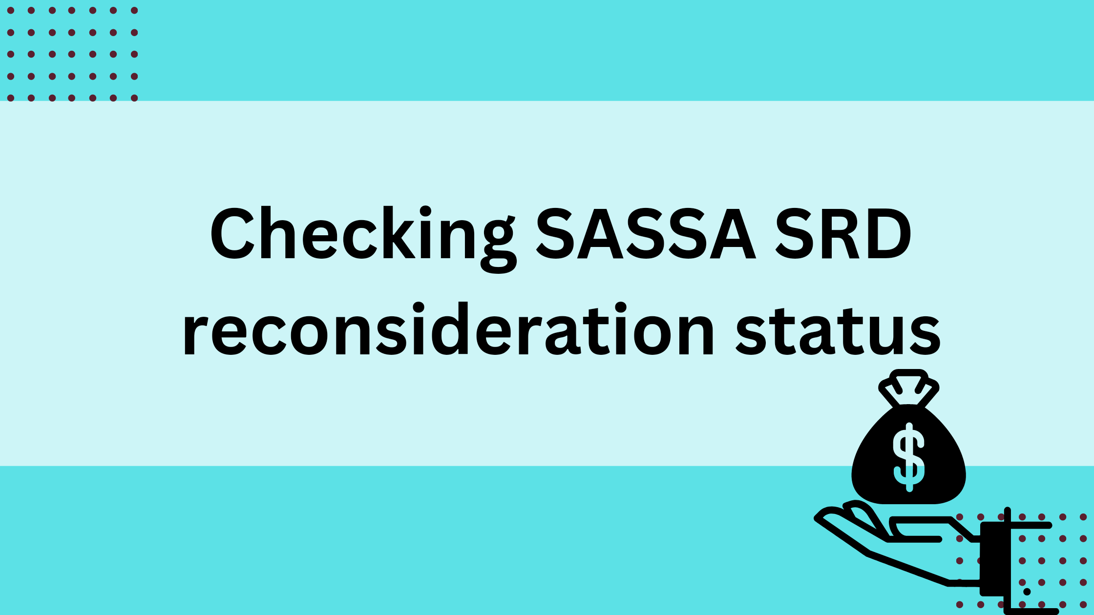Checking SASSA SRD reconsideration status