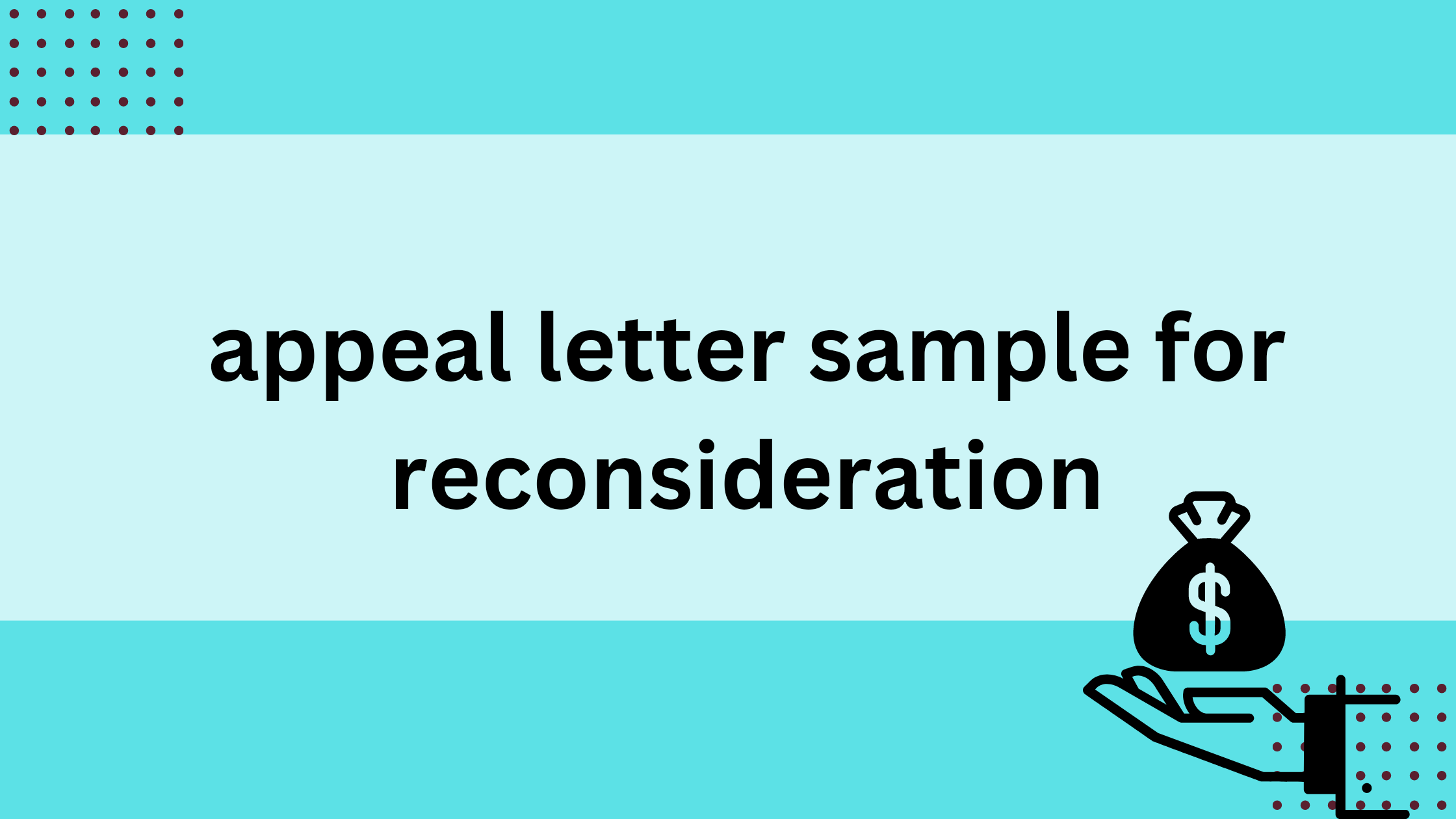 appeal letter sample for reconsideration