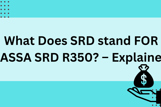 What Does SRD stand FOR SASSA SRD R350? – Explained 2023.