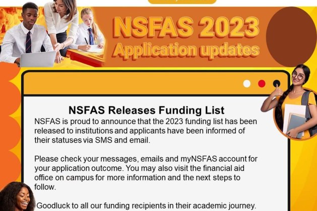 NSFAS 2023 Funding List Out. Check Yours