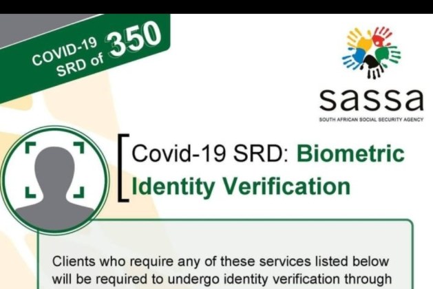 SASSA SRD R350 Grant Services Now Requires Biometric Identity Verification