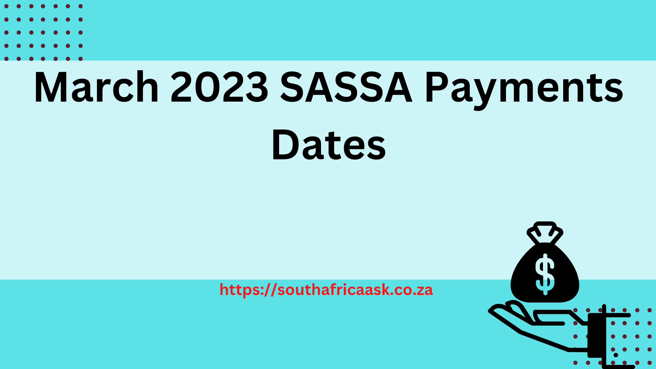 March 2023 SASSA Payments Dates