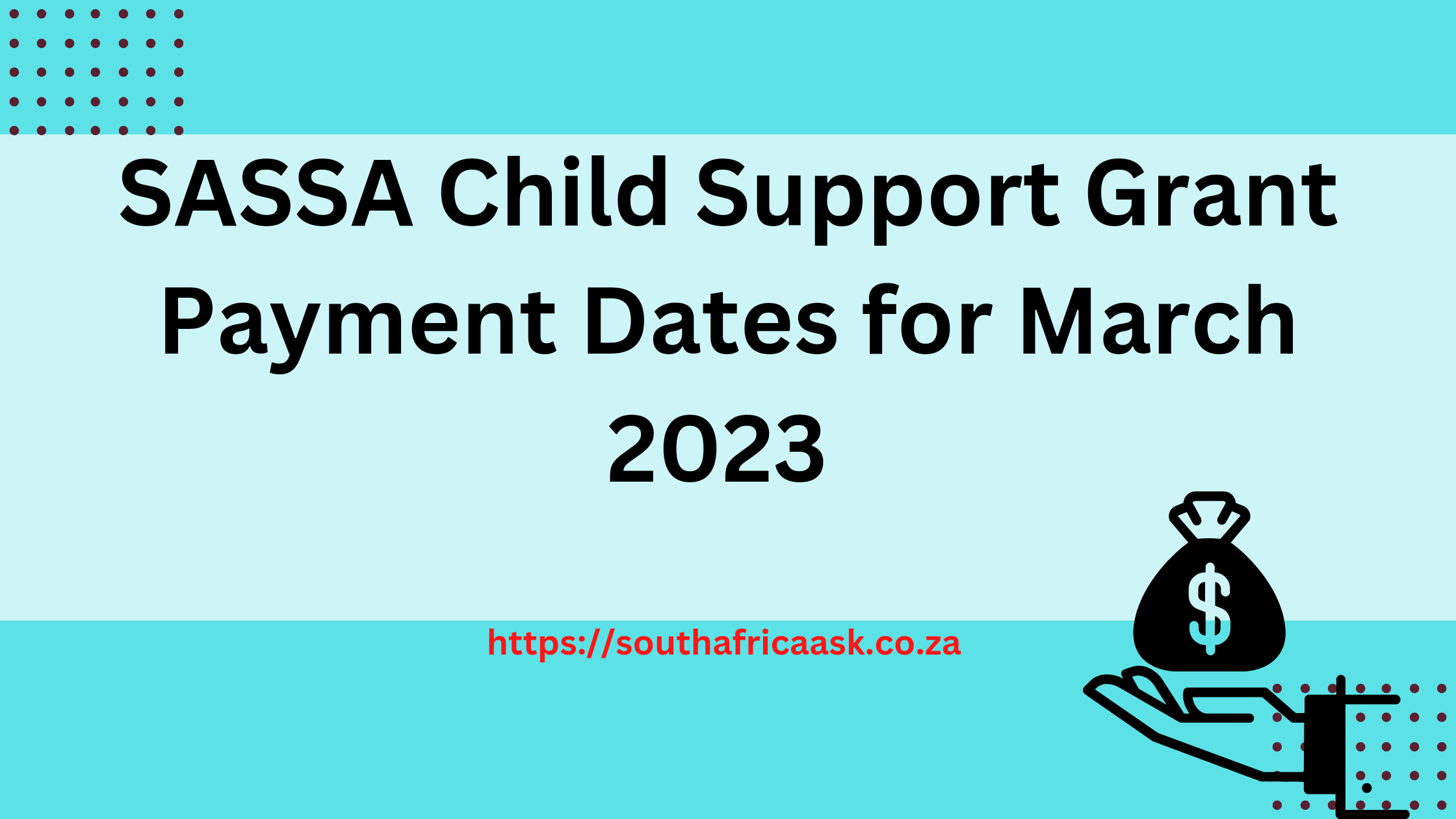 SASSA Child Support Grant Payment Dates for March 2023