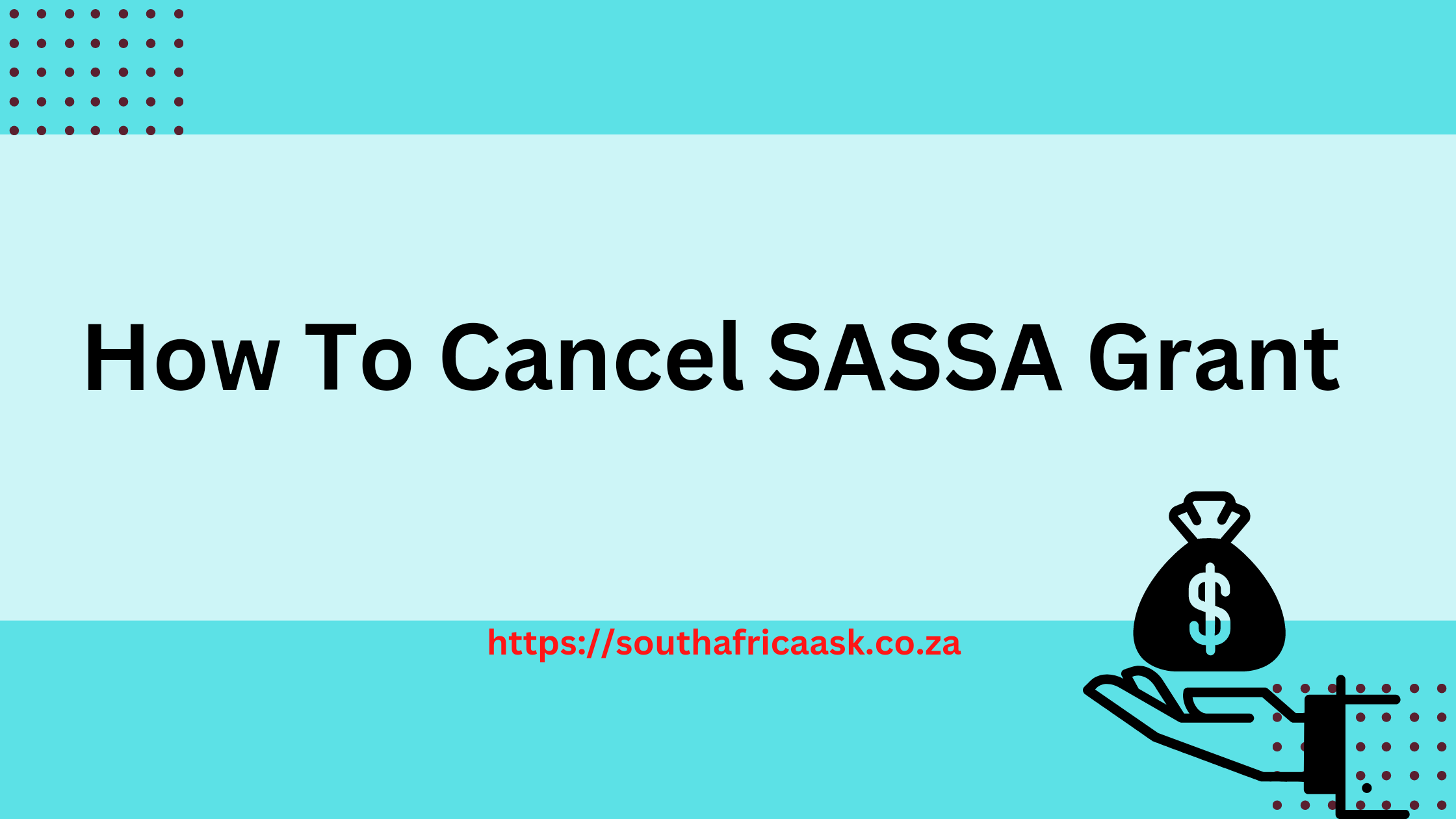 How To Cancel SASSA Grant