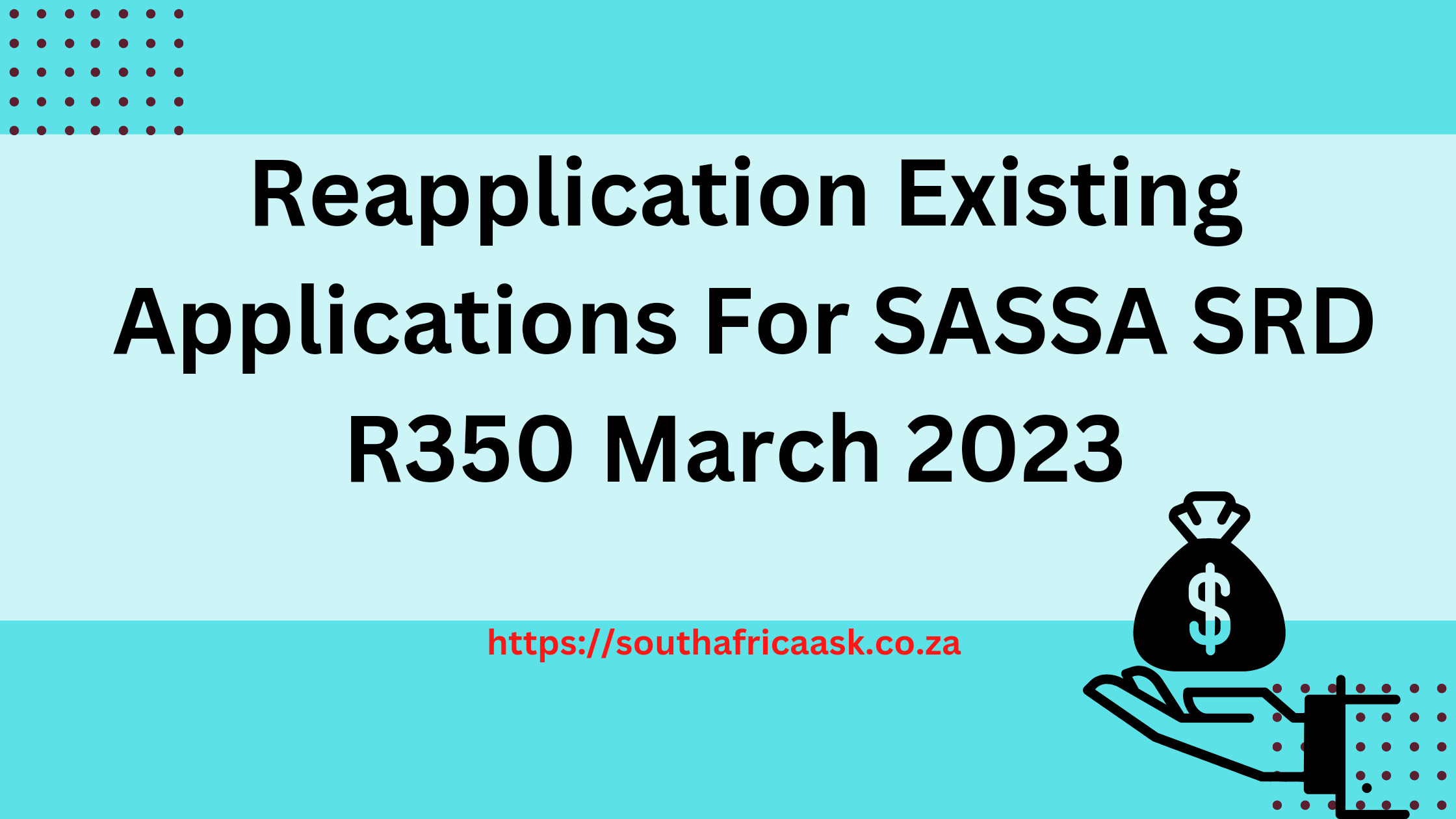 Reapplication Existing Applications For SASSA SRD R350 March 2023