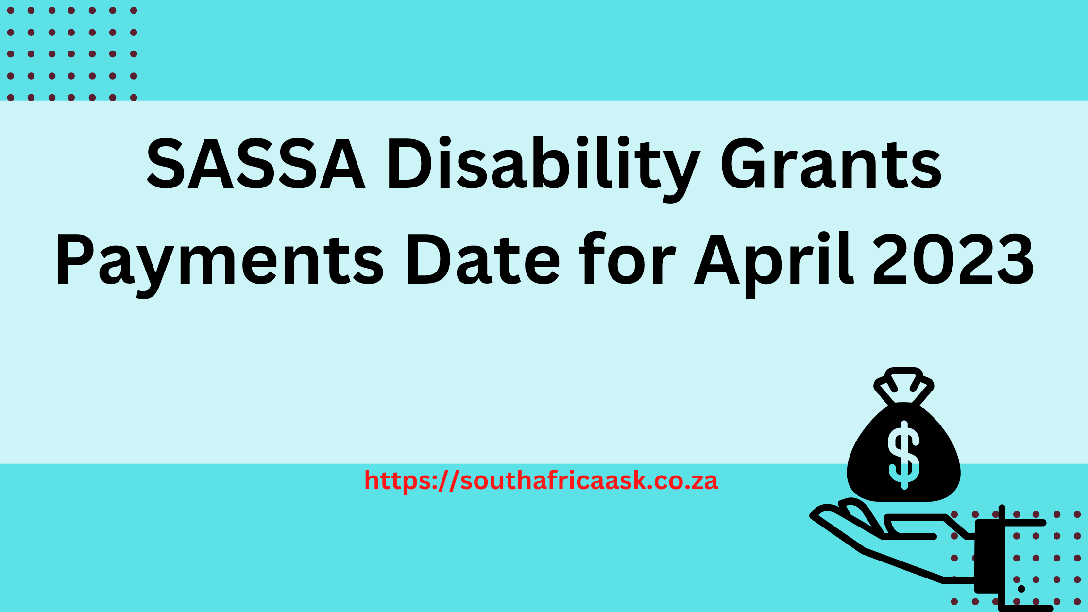 SASSA Disability Grants Payments Date for April 2023