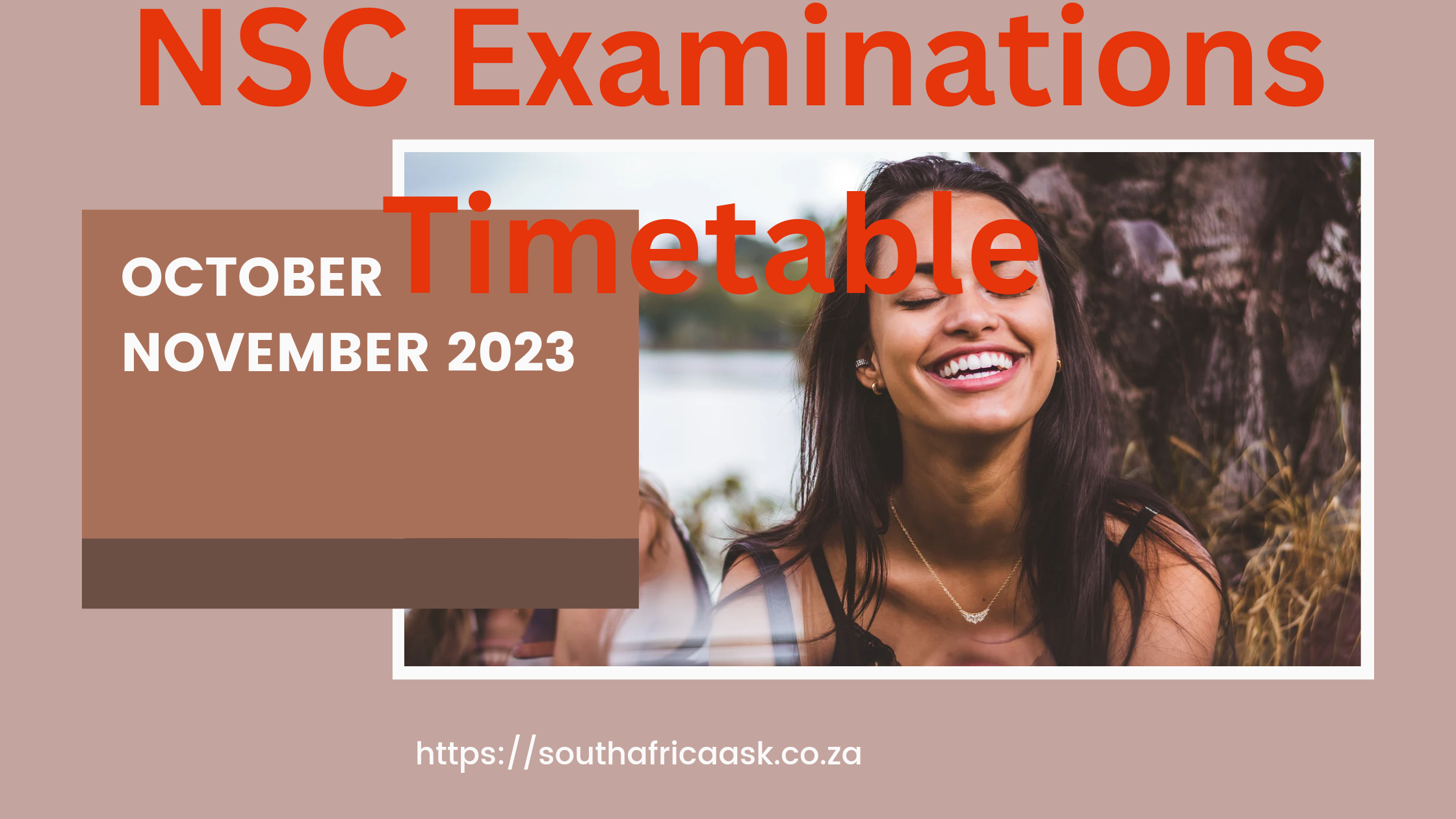 NSC Examinations Timetable for October November 2023