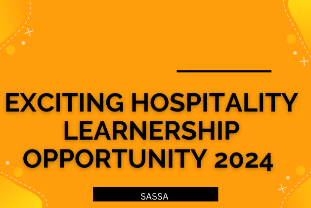 Exciting Hospitality Learnership Opportunity 2024